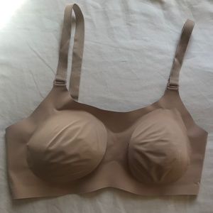 Knix Padded Evolution Bra Size 6 (32DD, 34DD, 32E, 34E) Beige/Gray